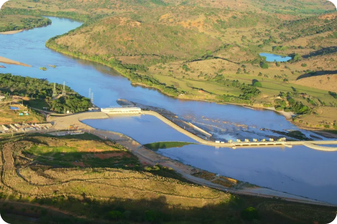 Image of the Baguari Hydroelectric Plant