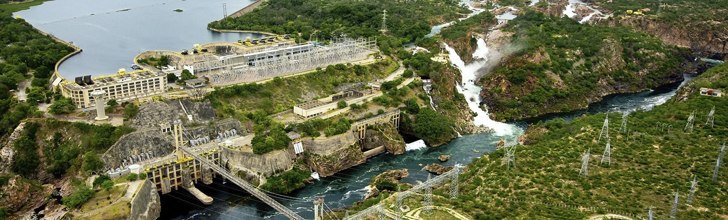Vista aérea da Usina Paulo Afonso