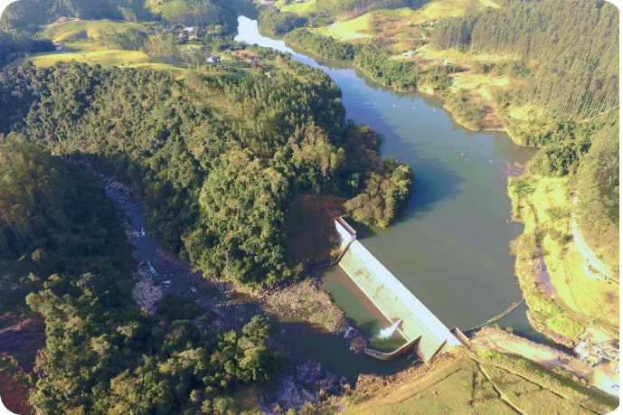 Image of the Barra do Rio Chapéu Hydroelectric Plant
