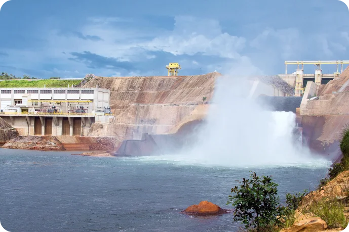 Image of the Batalha Hydroelectric Plant