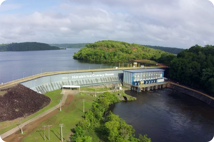 Image of the Coaracy Hydroelectric Plant