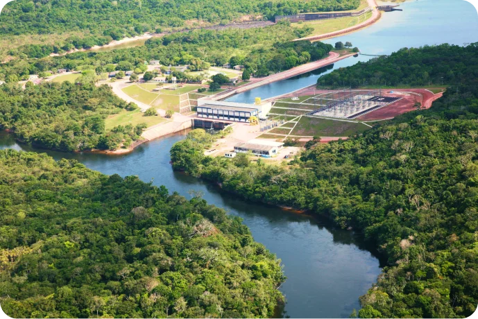 Image of the Curua Una Hydroelectric Plant