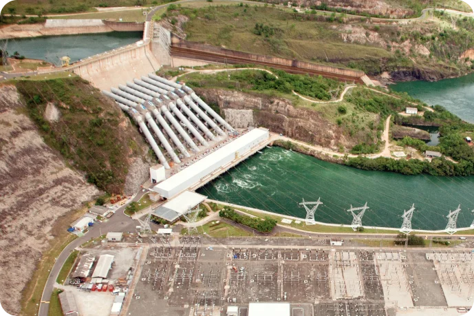 Image of the Furnas Hydroelectric Power Plant
