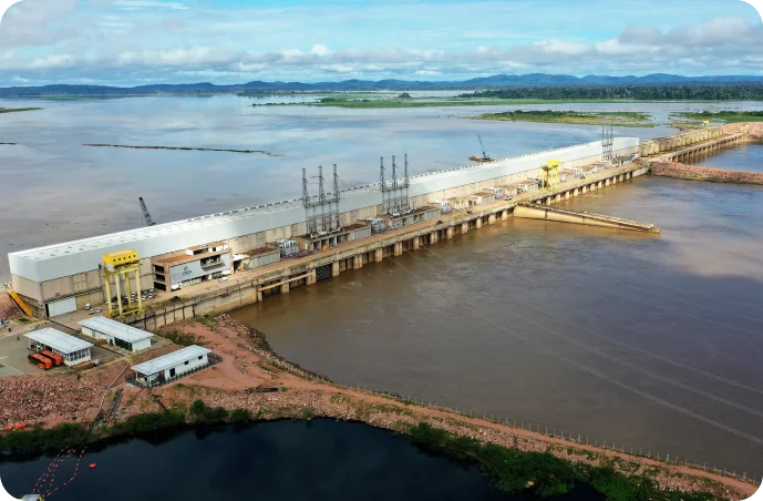 Image of the Jirau Hydroelectric Power Plant