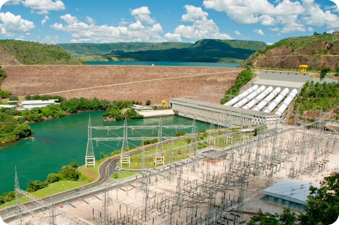 Image of the Luiz Carlos Barreto Hydroelectric Power Plant