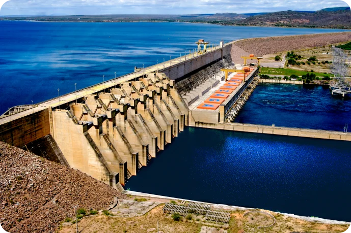 Image of the Luiz Gonzaga Hydroelectric Power Plant