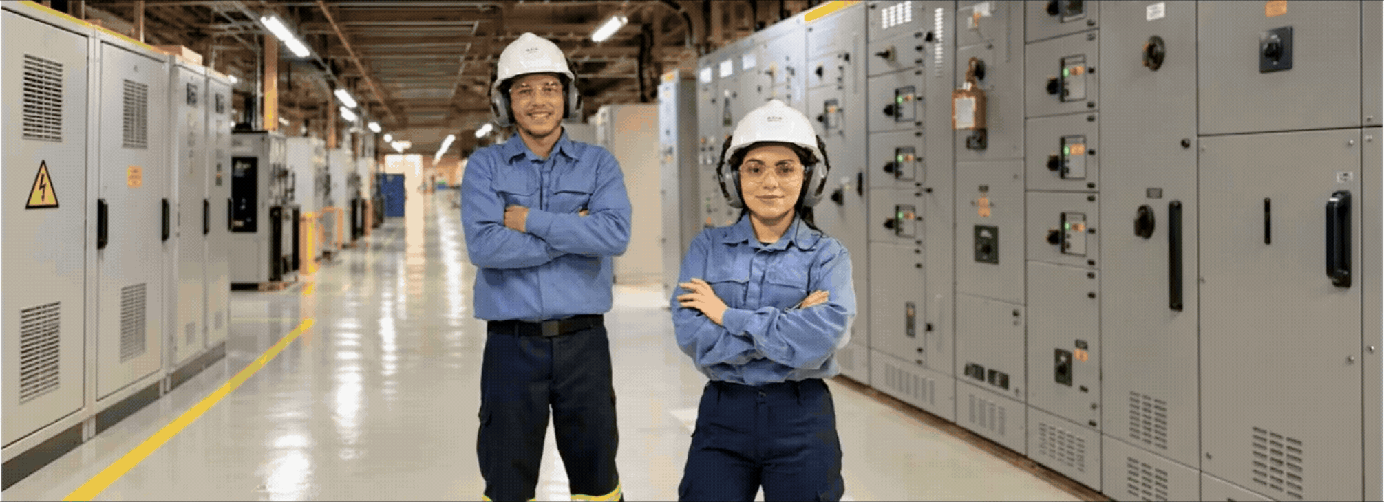 Gif apresenta grupos e duplas de estagiários de níveis médio e técnico da AXIA Energia