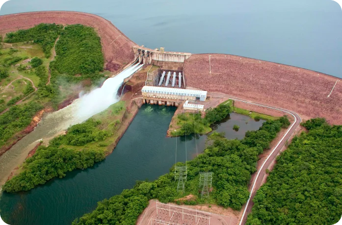 Image of the Manso Hydroelectric Power Plant