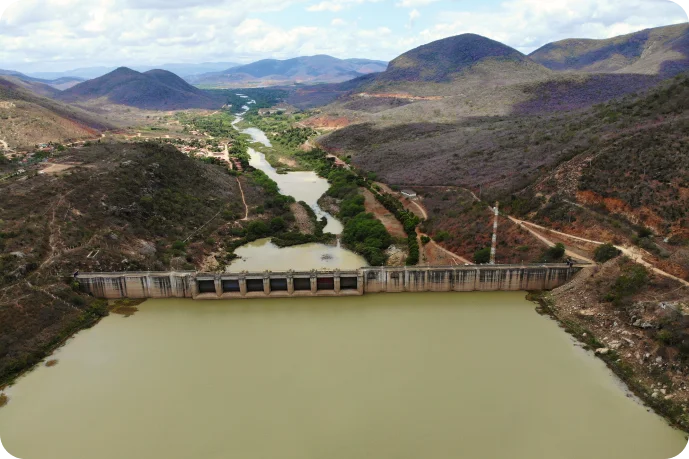 Image of the Pedra Hydroelectric Power Plant