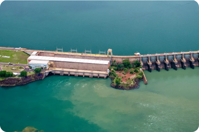 Image of the Porto Colombia Hydroelectric Power Plant