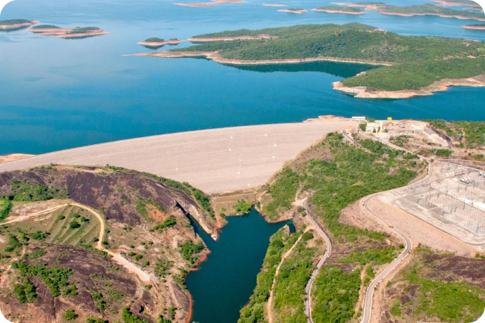 Image of the Serra da Mesa Hydroelectric Power Plant