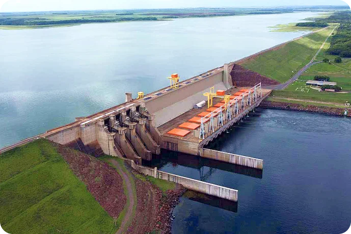 Image of the Três Irmãos Hydroelectric Power Plant