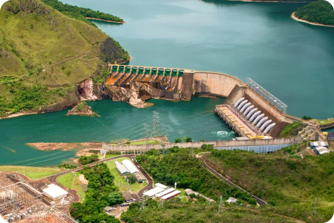 Image of the Mascarenhas de Moraes Hydroelectric Power Plant