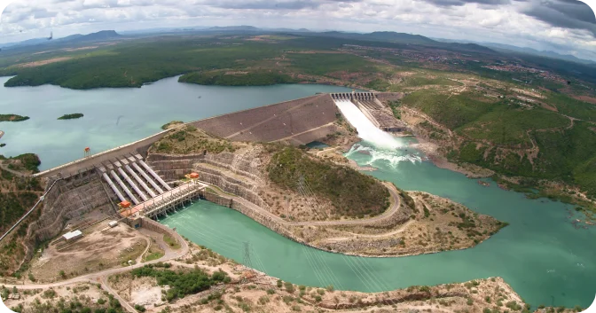 Image of the Xingó Hydroelectric Plant